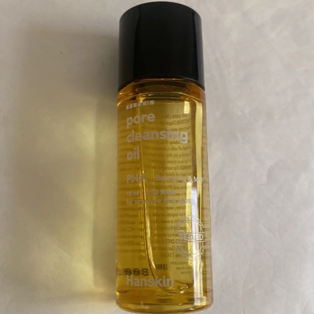 HANSKIN Pore Cleansing Oil 0.52oz Mini Travel Purse Fun Size